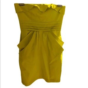 Jessica Simpson knee length dress. Lime green cotton